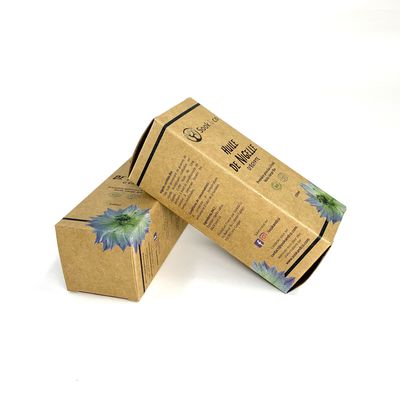 সাবান বারের জন্য আইএসও বায়োডেগ্রেডেবল 250gsm ক্রাফ্ট পেপার প্যাকেজিং বাক্স